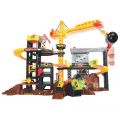 Dickie Toys Construction Playset - anleggsplass med maskiner og heisekran - lys og lyd