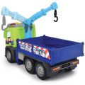 Dickie Toys Action series - kildesorteringsbil med 2 søppelcontainere, kran, lys og lyd