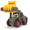 Dickie Toys Happy Fendti traktor med tømmerhenger - lys og lyd