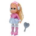 Love Diana Ice Skater - isprinsesse dukke med bevegelige ledd - 15 cm