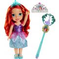 Disney Princess Ariel dukke med septer og tiara - 38 cm