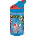 Super Mario Vattenflaska med sugrör - 480 ml