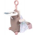 Smoby Baby Nurse 3i1 skötväska med dockstol och docksäng - passar docka upp till 42 cm