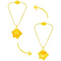 Disney Önskan Halsband Wish Upon a Star - gult halsband som kan lysa - maskeradtillbehör