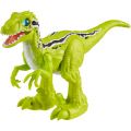 ZURU Robo Alive Raptor med slim - interaktiv dinosaur som biter og løper - grønn