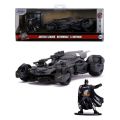Batman Justice League Batmobile bil och figur i metall  - 12,5 cm