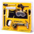 Stanley Jr. verktøysett med hammer, vernebriller, håndsag, verktøybelte og mer - 10 deler