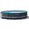 Intex Ultra XTR Frame Pool - rund rammepool med sandfilterpumpe - 488 x 122 cm - komplet sæt