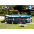 Intex Ultra XTR Frame Pool - rund rambassäng med sandfilterpump - 549 x 132 cm - komplett paket