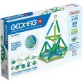 Geomag Classic Green Line - magnetisk byggesett i resirkulert plast - 60 deler