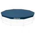 Intex Pool Cover - poolöverdrag med dräneringshål för rund rampool - 305 cm