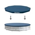 Intex Pool Cover - overtræk med drænhuller til runde rammebassiner 366 cm