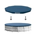 Intex Pool Cover - overtræk med drænhuller til runde rammepools 457 cm