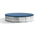 Intex Pool Cover - poolöverdrag med dräneringshål för rund rampool - 457 cm