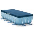 Intex Pool Cover - poolöverdrag med dräneringshål för rektangulär rampool - 400 x 200 cm