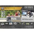 Intex PureSpa Greywood Deluxe - oppblåsbart boblebad til 6 personer - med touch panel - 1098 liter