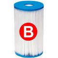 Intex Krystal Clear filterpumpe til basseng - 9463 liter i timen - filterinnsats B
