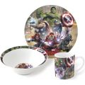 Avengers aktivitetspakke: Sengesett + Servise + Puslespill 1000 brikker