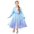 Disney Frozen Elsa kostume - deluxe kjole - 8 år - 132 cm