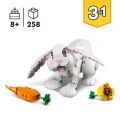 LEGO Creator 31133 3-i-1 Hvit kanin