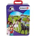Schleich Collection Case Horse World - tinnboks med plass til 10 hester