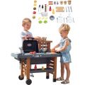 Smoby Trädgårdskök för barn med leksaksmat och tillbehör - 85 cm