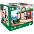 BRIO World Inspelningsbar tågstation 33578