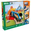 Brio World Smart Tech Sound Action Tunnel Circle tågbana - Tågsats med tunnel och tåg som låter och lyser - 33974