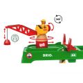 BRIO World Container kran 33996 - tilbehør til togbane - roterbar kran med magnetisk krok