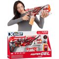 Zuru X-Shot Hyper Gel Clutch blaster med 5000 gellets - legetøjsgevær der skyder med gel-kugler
