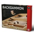 Backgammon terningspil i træ - strategispil i kuffert