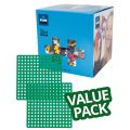 Plus Plus Basic Value Pack - byggsats med 1200 bitar och 2 byggplattor - basicfärger