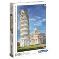 Clementoni High Quality Collection puslespil - det skæve tårn i Pisa - 1000 brikker