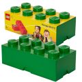 LEGO Storage Brick 8 - oppbevaringsboks med lokk - 50 x 25 cm - dark green