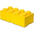 LEGO Storage Brick 8 - oppbevaringsboks med lokk - 50 x 25 cm - bright yellow