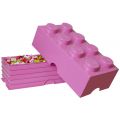 LEGO Storage Brick 8 - förvaringslåda med lock - 50 x 25 cm - Bright Purple- design collection