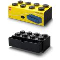 LEGO Storage Desk Drawer 8 brick - oppbevaring med 1 skuff - 32 x 16 cm - black
