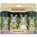 Sylvanian Families Cottontail kaninfamilie - 4 figurer