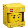 LEGO Storage head - liten oppbevaringsboks 2L - LEGO-gutt