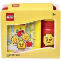 LEGO Storage Iconic matlåda och vattenflaska - LEGO-flicka