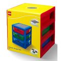 LEGO Storage oppbevaringshylle med 3 skuffer - Bright red