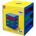 LEGO Storage oppbevaringshylle med 3 skuffer - Bright blue