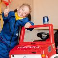 Rolly Toys rollyFlashlight: Blåt advarselslys til pedaltraktor