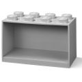 LEGO Storage brick shelf 8 - Hylla föreställande en stor LEGO-bit - Medium Stone Grey