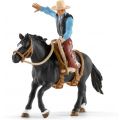 Schleich Saddle bronc riding med Cowboy - western figurpaket