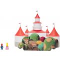 Super Mario Bros Movie Mushroom Kingdom Castle miniverden - lekesett med 2 minifigurer
