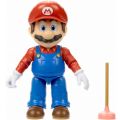 Super Mario Movie figur 13 cm - Mario med tillbehör