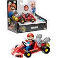 Super Mario Bros Movie figursett - Mario-figur med pull back kart racer - 6 cm