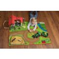 Schleich Farm World legetæppe til børneværelset - 133x92 cm