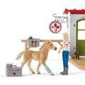 Schleich Farm World Veterinærpraksis 42502 - med veterinærfigur og dyr